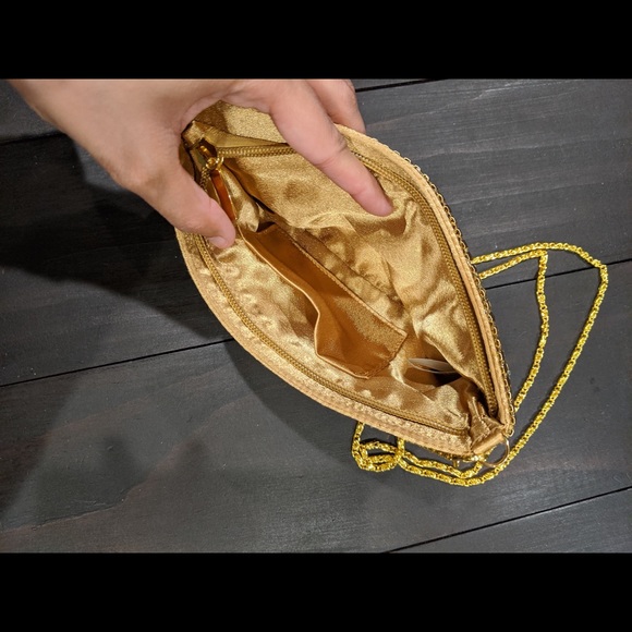 Britney Spears Formal Clutch / Handbag, Gold - Picture 11 of 12